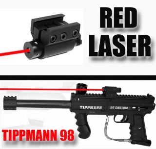 Tippmann Custom Model 98 RED Laser, tippmann Model 98 Barrel Laser, red Laser for Tippmann Custom Model 98 Paintball Marker, Tippmann Paintball, Bt Paintball, Rap4 Paintball, Spyder Paintball, Paintball Gun, Fast Shipping : Paintball Grips : Sports & O
