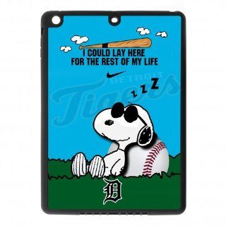 Detroit Tigers iPad Air Case, Unique, Funny Snoopy MLB iPad Air Plastic and Silicone Protective Case Cover, unique, cool, colorful, personalized phone case at Private custom: Electronics