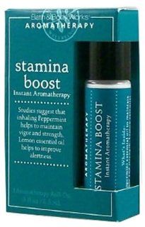 Bath & Body Works Stamina Boost Instant Aromatherapy Roll On 0.3 fl oz (8.5 ml): Health & Personal Care
