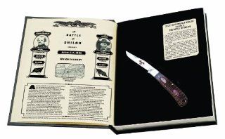 Case Cutlery 11870 Case Civil War Book Set Battle of Shiloh Back Pocket Commemorative Set   Knife Blades  