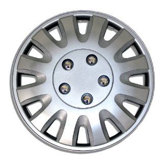 TuningPros WSC 738S15 Hubcaps Wheel Skin Cover 15 Inches Silver Set of 4: Automotive