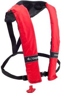 New Onyx M 24 Manual Inflatable Life Jacket Stole Red For Flatwater Paddler Recreational Boater : Life Jackets And Vests : Sports & Outdoors