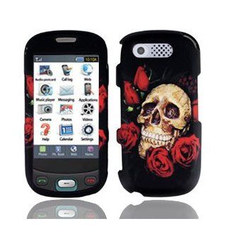 For Samsung Impact T746 Accessory   Red Skull Design Hard Case Protector Cover + Free Lf Stylus Pen Cell Phones & Accessories