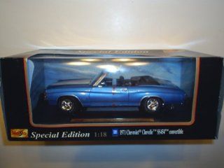 Maisto Die Cast 1:18 Scale Metallic Brown 1971 Chevrolet Chevelle SS 454 Convertible: Toys & Games
