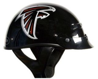 Brogies Bikewear NFL Atlanta Falcons Motorcycle Half Helmet (Black, X Small): Automotive