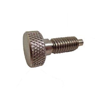 HRSS Series Stainless Steel Non Lock Out Type Inch Size Hand Retractable Spring Plunger with Knurled Handle, without Patch, 3/8" 16 Thread Size, 0.750" Thread Length: Metalworking Workholding: Industrial & Scientific