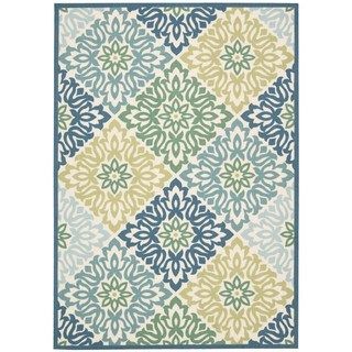 Nourison Waverly Sun And Shade Marine Rug (53 X 75)