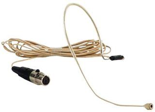 Anchor Audio EM 60T Microphone UltraLite Over The Ear Microphone TA4F XLR Connector Now called the EM TA4F  Tan For use With Anchor Audio Bodypack: Office Products
