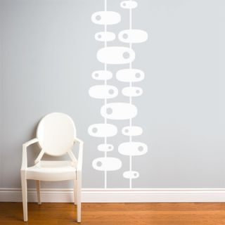 ADZif Spot Modern 60s Wall Decal S2402 Color: White