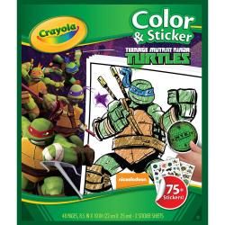 Color N Sticker Book   Teenage Mutant Ninja Turtles