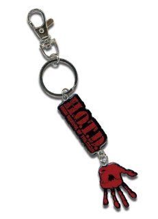 High School of The Dead Logo and Bloody Hand Keychain GE 4740: Toys & Games