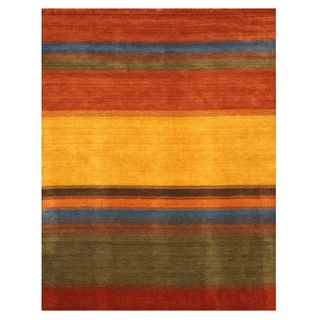 Handmade Wool Gabbeh Rug (8 X 10)