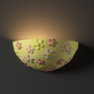 Kids Room Collection 1 light Flower Wall Sconce