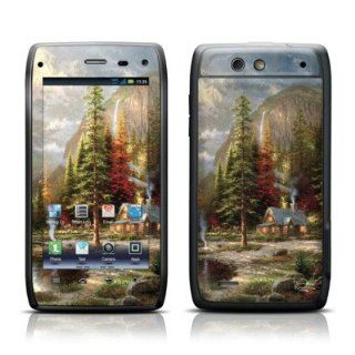 Mountain Majesty Design Protective Skin Decal Sticker for Motorola Droid 4 Cell Phone: Cell Phones & Accessories