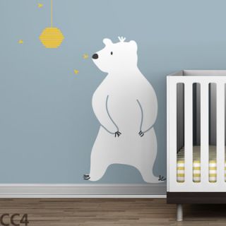 LittleLion Studio Baby Zoo Bear & Hive Wall Decal DCAL VL LA 081 W CC Color: 