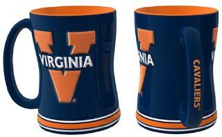 Virginia Cavaliers Coffee Mug   15oz Sculpted : Sports Fan Coffee Mugs : Sports & Outdoors