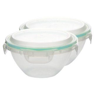 SNAPWARE 2 pc Airtight Nesting Bowl Food Storage Container Set: Kitchen & Dining