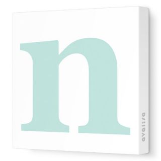 Avalisa Letter   Lower Case n Stretched Wall Art Lower Case n