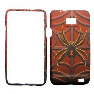 FOR ATT SAMSUNG GALAXY S II SGH I777 BLACK WIDOW SPIDER WEB COVER CASE: Cell Phones & Accessories