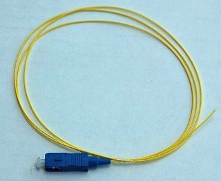 AIR802 SC Simplex Fiber Optic Pigtail Cable   Singlemode 9/125 Micron   LSZH Yellow 0.9mm Jacket   1.5 Meters (4.92 Feet): Electronics