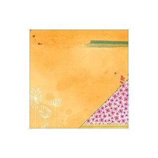 Amy Tangerine Sketchbook Double Sided Paper 12"X12" Saffron Study: