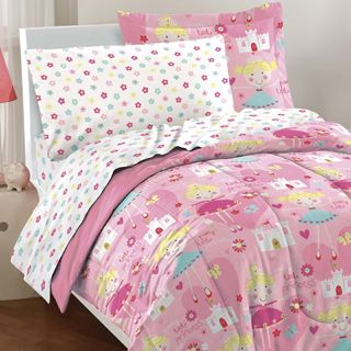 Pretty Princess 7 piece Bed In A Bag With Sheet Set