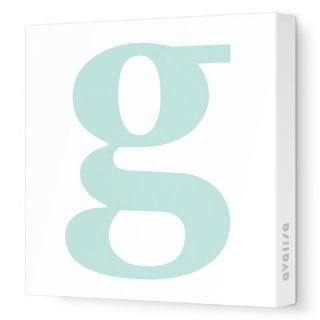 Avalisa Letter   Lower Case g Stretched Wall Art Lower Case g