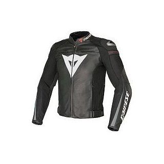 Dainese Super Speed Leather Jacket (US 46 / EU 56) (BLACK/BLACK/ANTHRACITE): Automotive