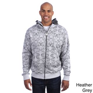 Flow Society Flow Society Mens Lax Rat Zip Face Hoodie Grey Size XS