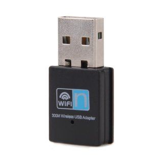 300Mbps USB Wireless Adapter WiFi Lan Network Card IEEE 802.11b/g/n PC Laptop: Electronics