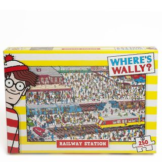 Wheres Wally   Railway Station Jigsaw Puzzle (250 Pieces)      Toys