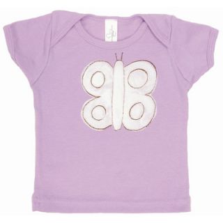 Alex Marshall Studios Butterfly Lap T Shirt in Lavender LT cLaBu Size: 3 6 Month