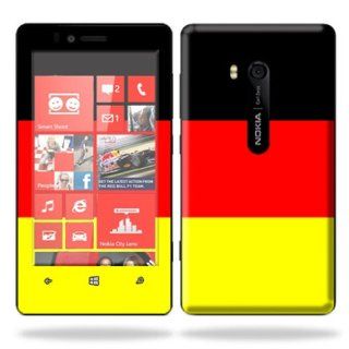 MightySkins Protective Skin Decal Cover for Nokia Lumia 810 Cell Phone T Mobile Sticker Skins German Flag: Cell Phones & Accessories