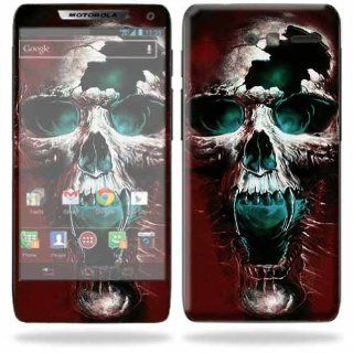 MightySkins Protective Skin Decal Cover for Motorola Droid Razr M Cell Phone Sticker Skins Wicked Skull Cell Phones & Accessories