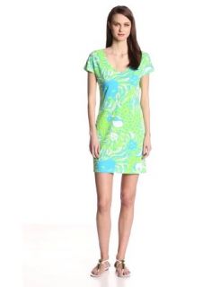 Lilly Pulitzer Women's Daniella Printed Dress, Limeade Roar of the Jungle, X Small at  Womens Clothing store