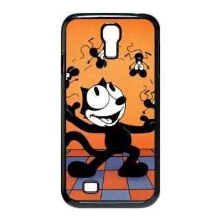Custom Felix The Cat Cover Case for Samsung Galaxy S4 I9500 S4 820: Cell Phones & Accessories