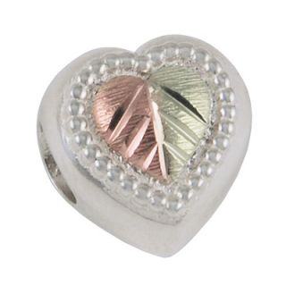 gold sterling silver heart bead orig $ 79 00 now $ 54 99 10 % off