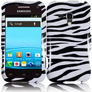 For Samsung Galaxy Rush M830 Hard Design Cover Case Zebra: Cell Phones & Accessories