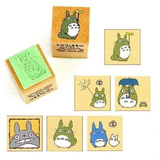 6 Styles My Neighbor Totoro Design Rubber Stamps Set Toys & Games