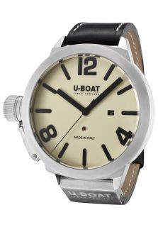 U Boat 5571  Watches,Mens Classico Automatic/Mechanical Beige Dial Black Calf Leather, Luxury U Boat Automatic Watches