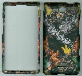 ONE LEAF CAMO HUNTER REAL TREE FACEPLATE PROTECTOR HARD RUBBERIZED CASE FOR LG OPTIMUS EXCEED VS840PP / LUCID 4G VS840 VERIZON PREPAID SNAP ON: Cell Phones & Accessories
