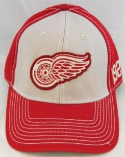 Detroit Red Wings Retro Logo Embroidered Washed Twill Cap by American Needle Clothing