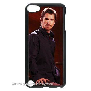Handsome Actor Christian Bale logo for iPod touch 5 PC protective case designed by padcaseskingdom: Cell Phones & Accessories