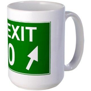 Exit Zero Large Mug by CafePress: Kitchen & Dining