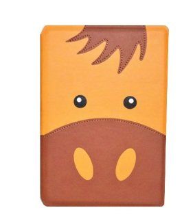 HJX Donkey Ipad Mini Cute Animal Pattern Series Flip Leather Wallet Case With Stand Protector Cover for Apple Ipad Mini: Cell Phones & Accessories