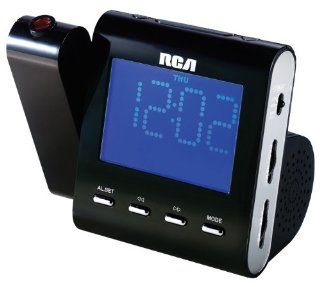 RCA RC124 Projector Clock Radio (Black) (Discontinued by Manufacturer): Electronics