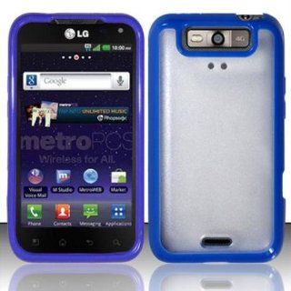 Blue PCTPU for LG LG Connect 4G MS840 / Viper 4G LS840: Cell Phones & Accessories