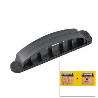 Ebest Black Plastic Computer Networking Wire Cord Cable Clip Organizer: Cell Phones & Accessories
