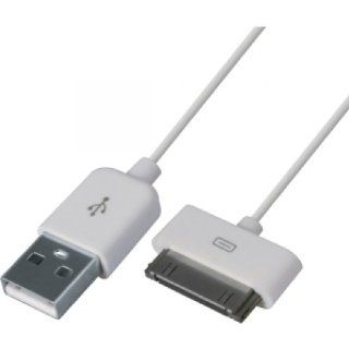 VIVOTEK 4XUSB2APPL15FT / 15FT 30 Pin To USB 2.0 Cable For iPhone/iPod/iPad (White): Computers & Accessories