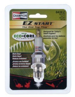 Champion (843EZ) EZ Start ECO CORE Iridium Spark Plug, Pack of 1: Automotive